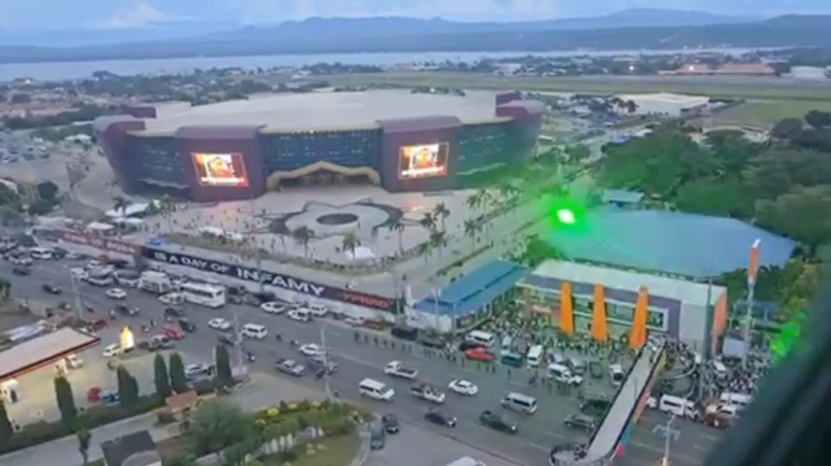 PNP helicopter allegedly targeted by lasers in KOJC compound